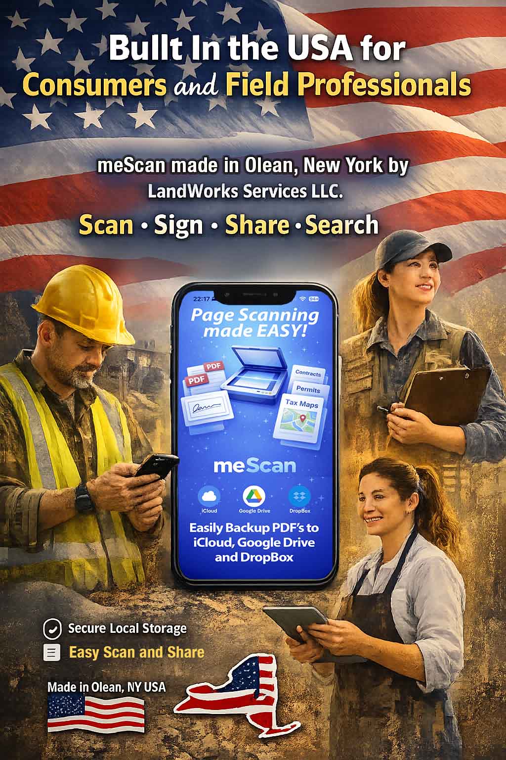 meScan - Built in USA for Contractors